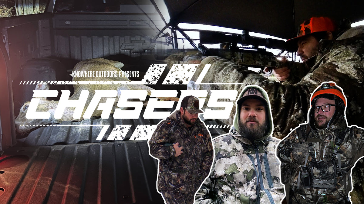 Collage of people in camouflage gear with 'Chasers' text overlay, outdoors setting.